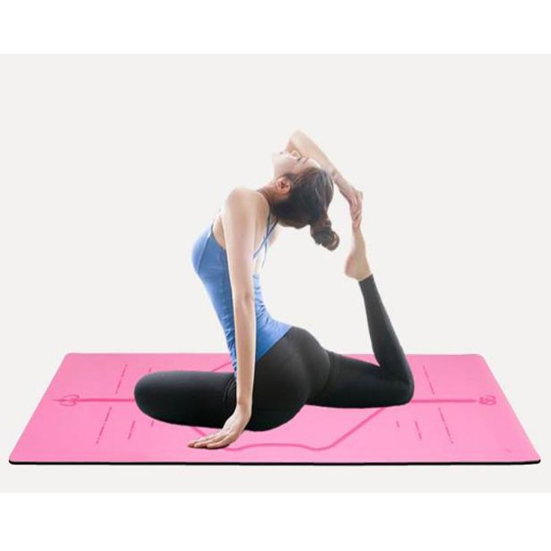 2019 183 68 Cm Position Line Fitness Yoga Mat Natural Rubber Non