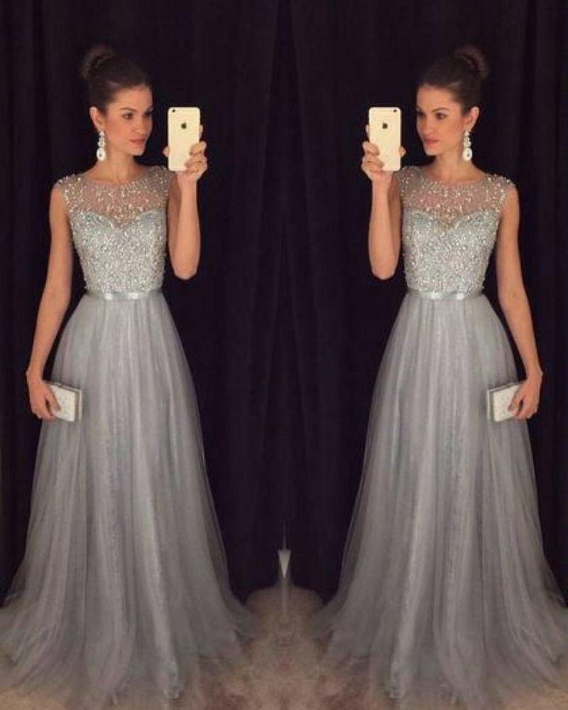 Vestidos Elegantes Color Gris Store, 56% OFF | www.ingeniovirtual.com