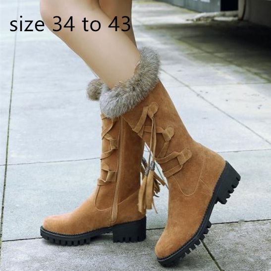 designer fur boots