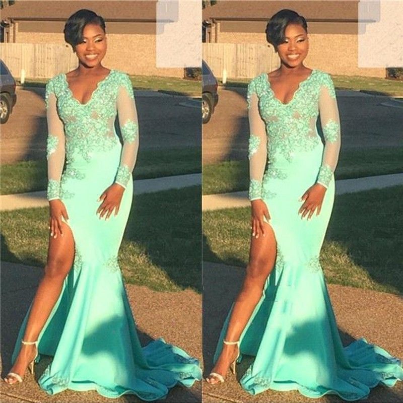 green homecoming dresses 2019