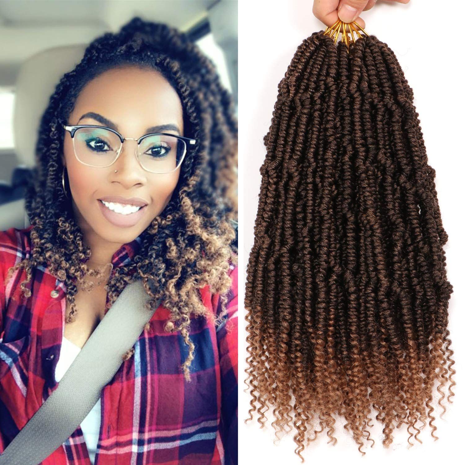 2019 Spring Twist Crochet Hair 14 Inch Crochet Twists Senegalese