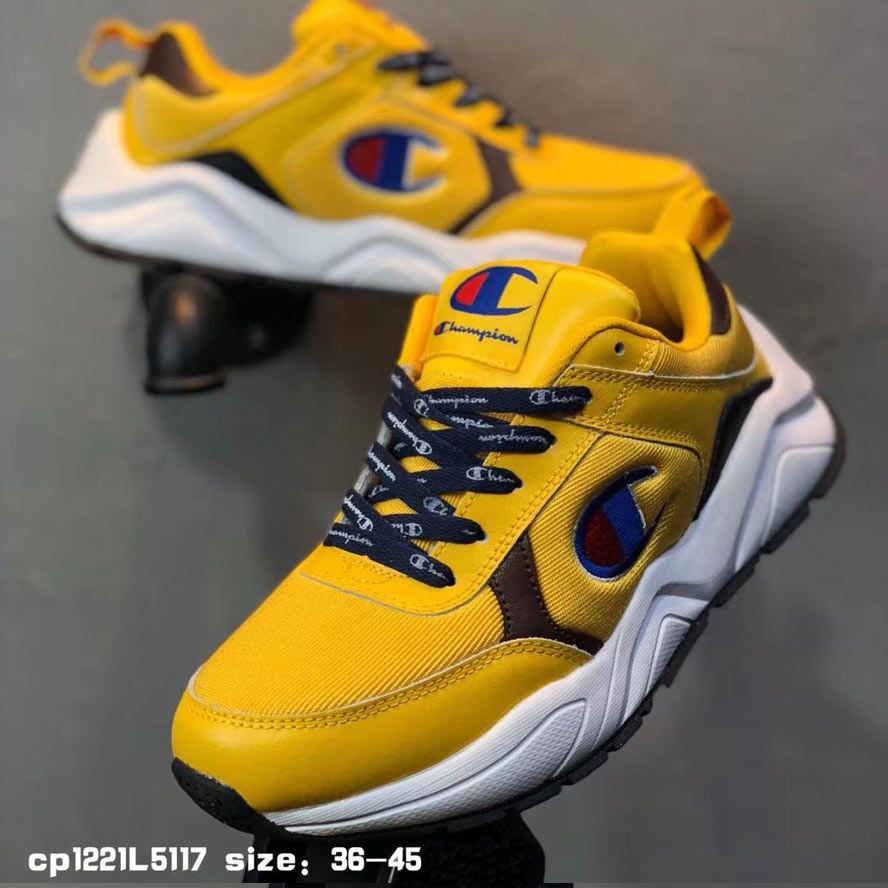 champion yellow sneakers