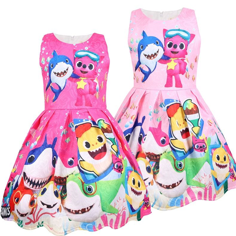 shark dress girl
