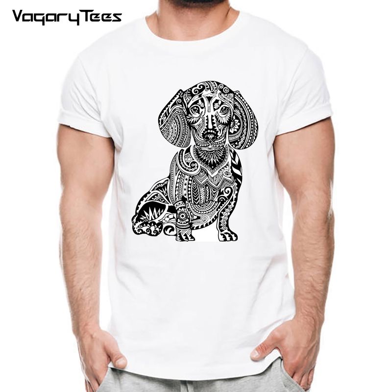 dachshund print shirt