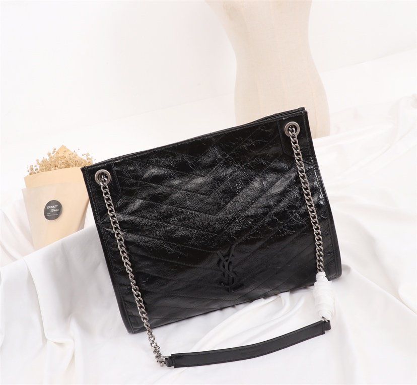 diseñadores Yves Saint bolsa de bolsos de piel de cera de petróleo de mensajero