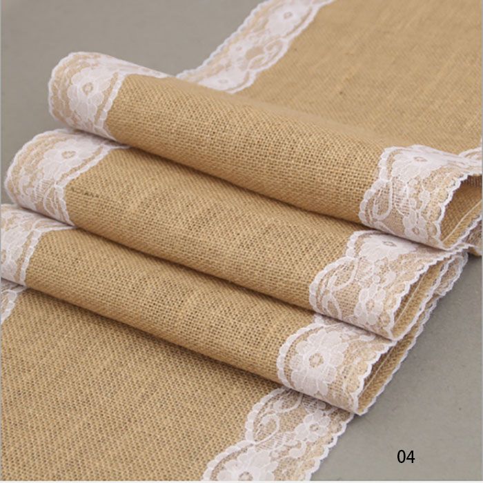 Camino de Mesa de Yute Natural Vintage de 275 x 30 cm Seawang