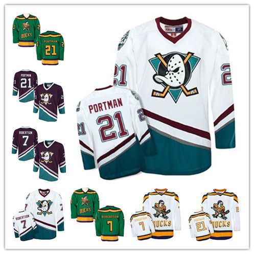 white mighty ducks jersey