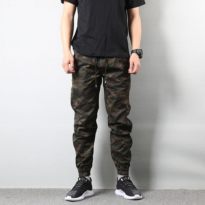 Compra Para Hombre De Camuflaje Vaqueros Lápiz Tendencia De La Moda  Bolsillos Grandes Rayas Diseño De La Cremallera Masculina Ocasional Delgado  Cordón Pantalones De Jean Barato | Entrega Rápida Y Calidad 