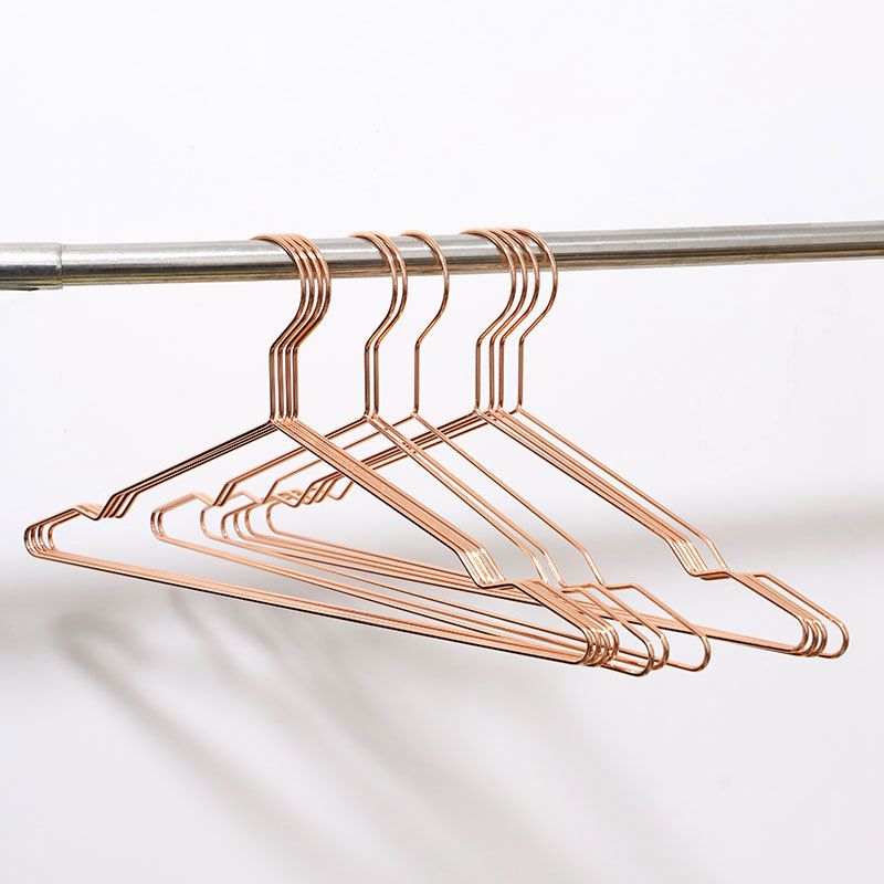 2020 Metal Hanger With Groove Suit Hangers Heavy Duty Strong Coats Hanger For Clothes Shirts