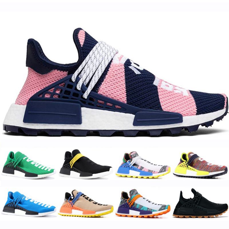 human race blue and pink
