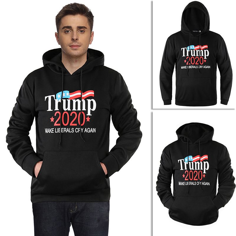 Mens Trump 2020 Red Sleeveless Vest Hoodie