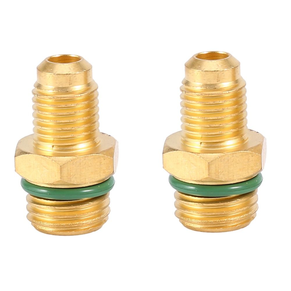 1//4 Quick Coupler 2x R134A AC Air Condition Adjustable Quick Coupler High Low Adapter Connector