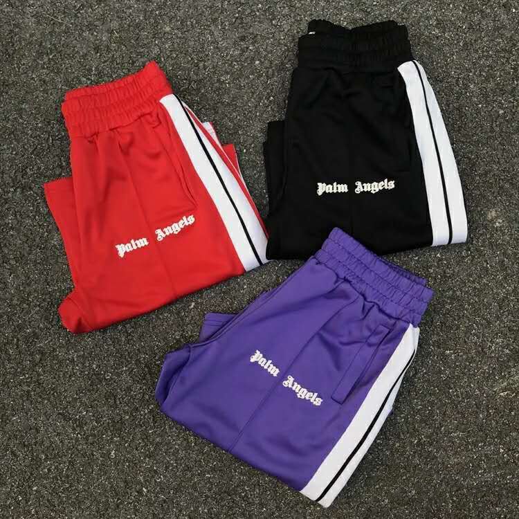 Acquistare Palm Angels TOP Best Quality 19ss Hiphop PA Palm Angels  Pantaloncini Da Ricamo A Righe Uomo Donna Pantaloncini Di Cotone Moda Pista  Pantaloni Economico | Consegna Veloce E Qualità | DHgate Italy