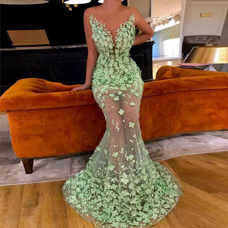 mint green prom dresses 2018