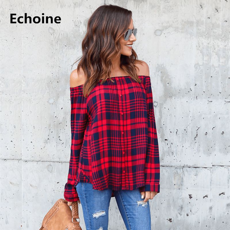 blusa xadrez para mulher