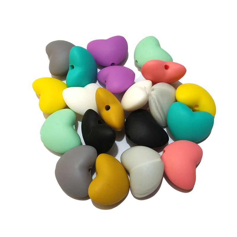 Silicona Chupete clip cadena de perlas de la dentición Bebé Masticable Mordedor vendedor del Reino Unido
