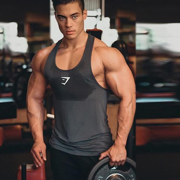 MEN GYM cotton sleeveless shirts tank top Fitness Bodybuilding workout vest NEW
