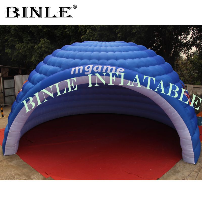 Blue Giant Outdoor Inflatable Spider Tent With Led Lighting 6 Legs Arch Tent Blow Up Dome Tent For Exhibition Event Rental From Binleinflatable 753 77 Dhgate Com
