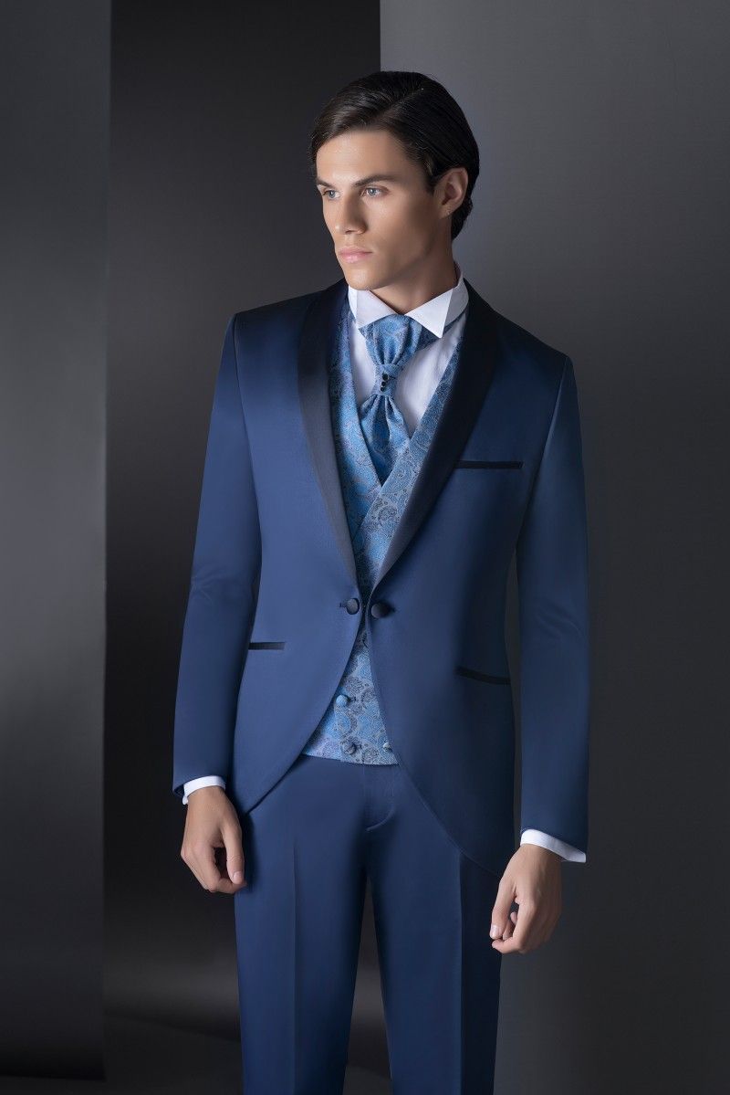 Business Suits Black Shawl Lapel 