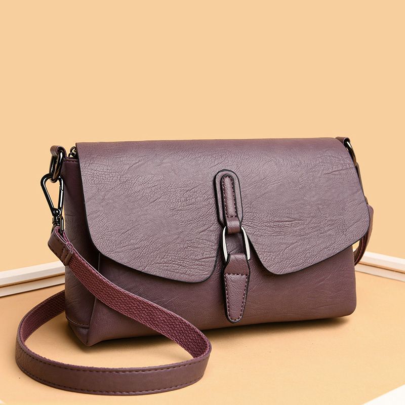 Amazingdeal Vintage Women Messenger PU Leather Flap Shoulder Bag Crossbody Handbags