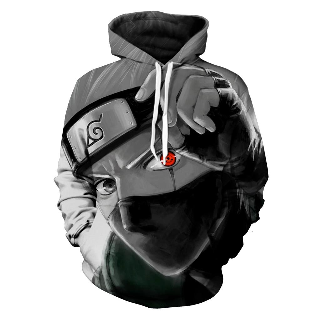 Compra Otoño Kakashi Informal Con Capucha Animado Sombra De Fuego Carácter  De La Moda Hombres De La Marca De 3D Sudadera Con Capucha De La Chaqueta  Blusa Naruto Kakashi Barato | Entrega