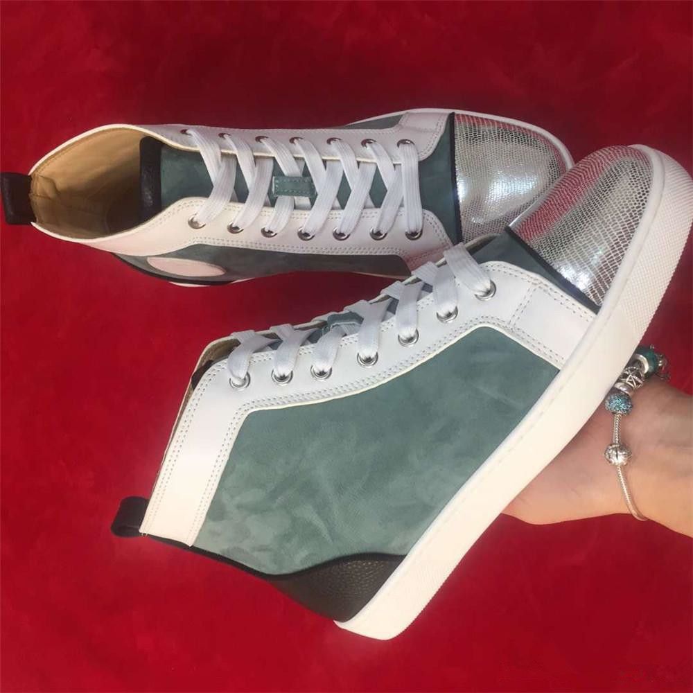 sky blue red bottoms