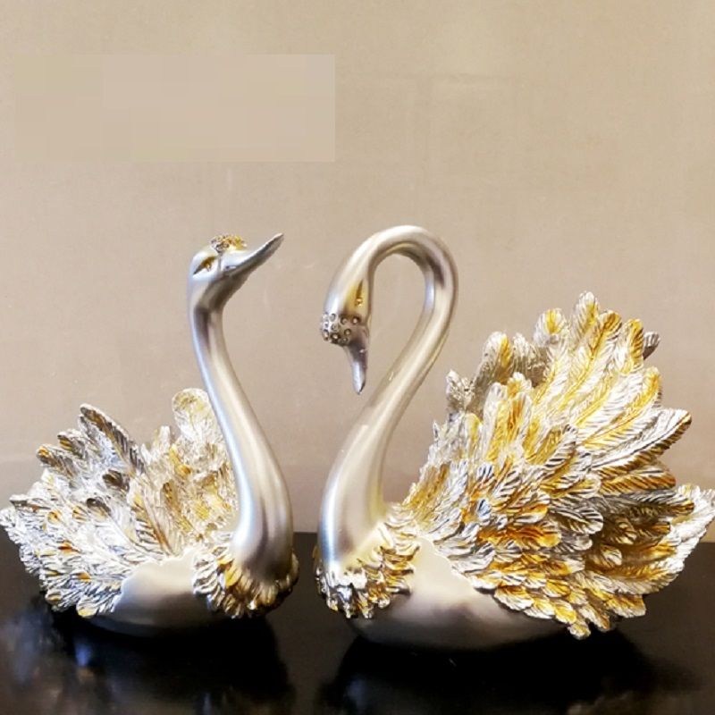 Collectible Animal Figurines Swan Miniatures Toy Home Ornaments Decoration Z7G4 Collectible Animal Figurines Swan Miniatures Toy Home Ornaments Decoration Z7G4