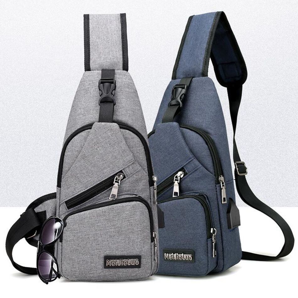 mens designer sling backpack