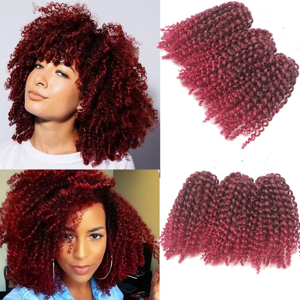Marley bob kinky curly crochet hair Clearance