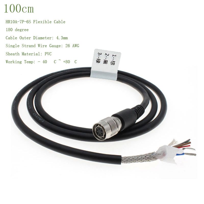 100cm 180degree HR10-7P-6S-kabel