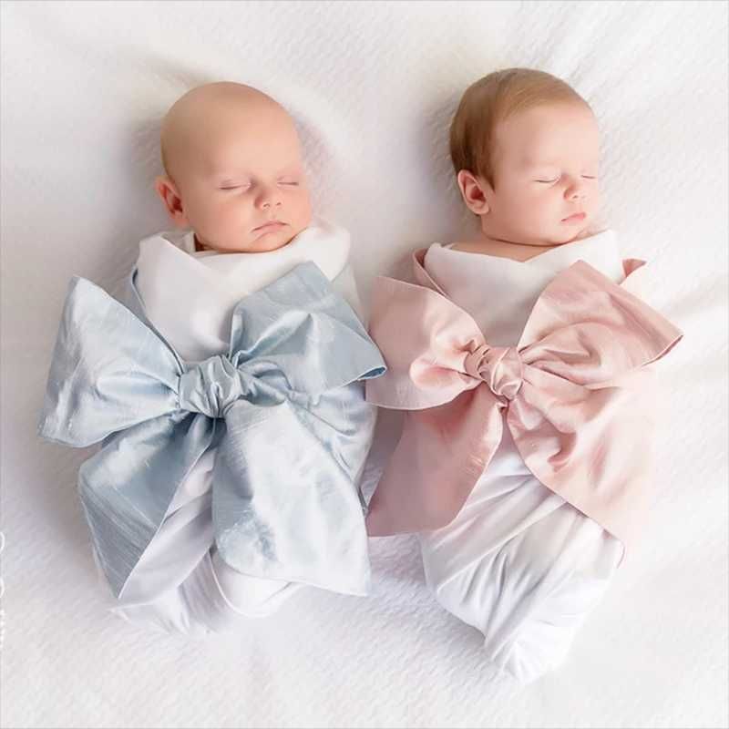 swaddle with bow