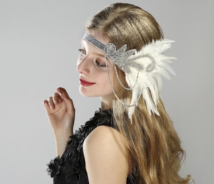 feather headband