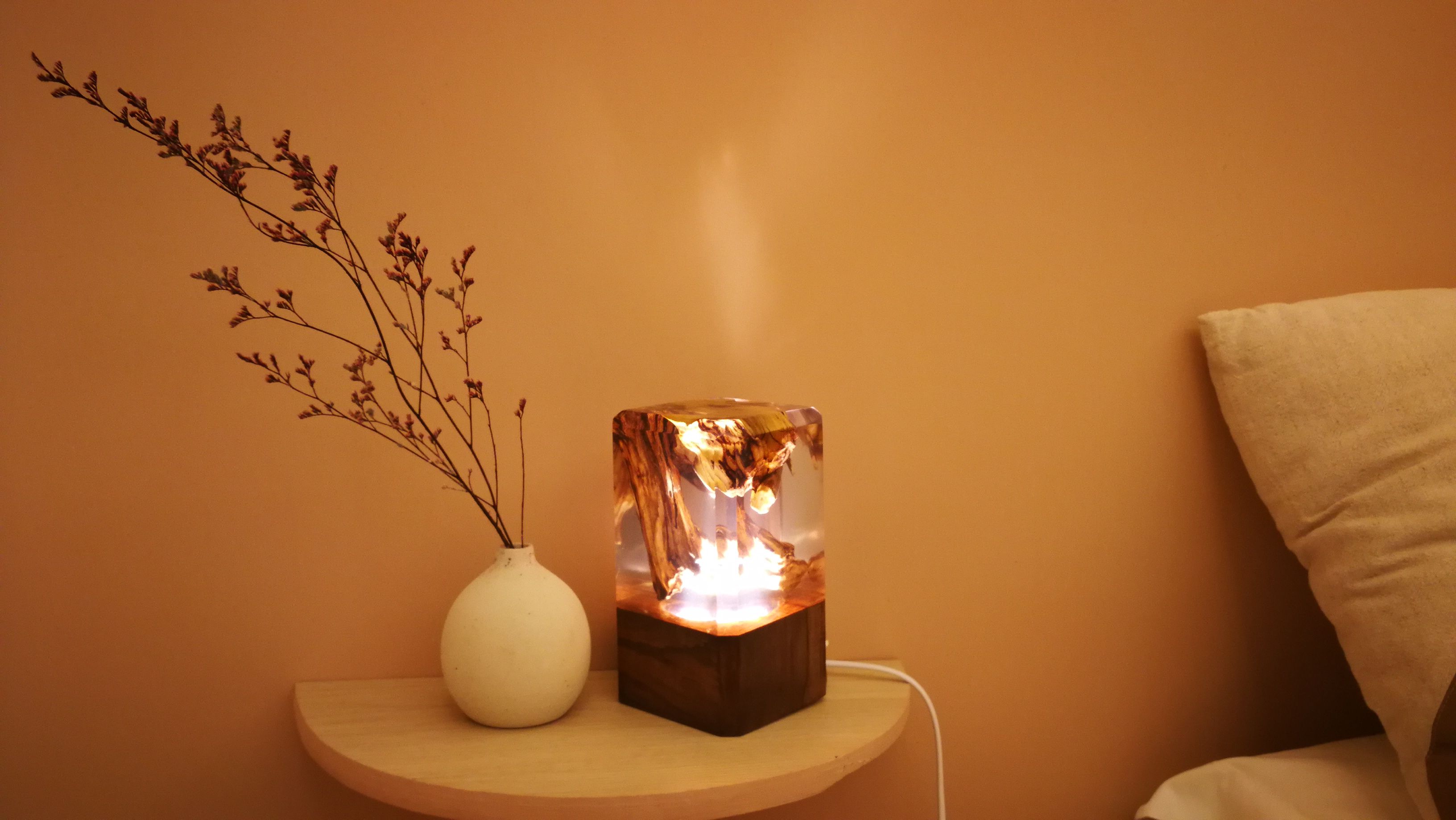 satin al masa lambasi otel konut ahsap isik ahsap ic dekor benzersiz yeni 2019 yenilik tasarim sanat epoksi el yapimi hediye dugun ev casa tl790 94