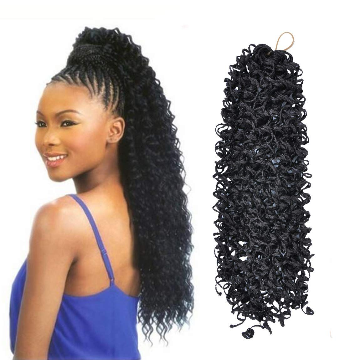 2020 Curly Zizi Braids Samll Box Braiding Hair Synthetic Crochet