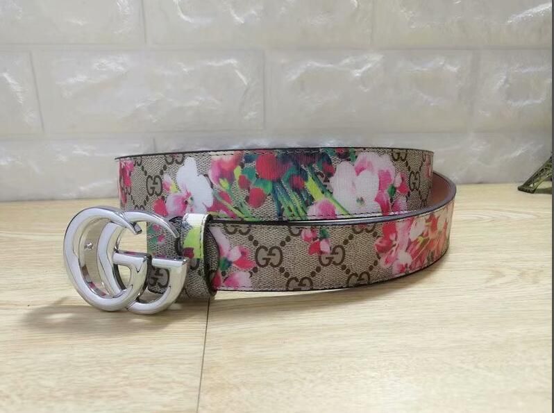 gucci mens flower belt