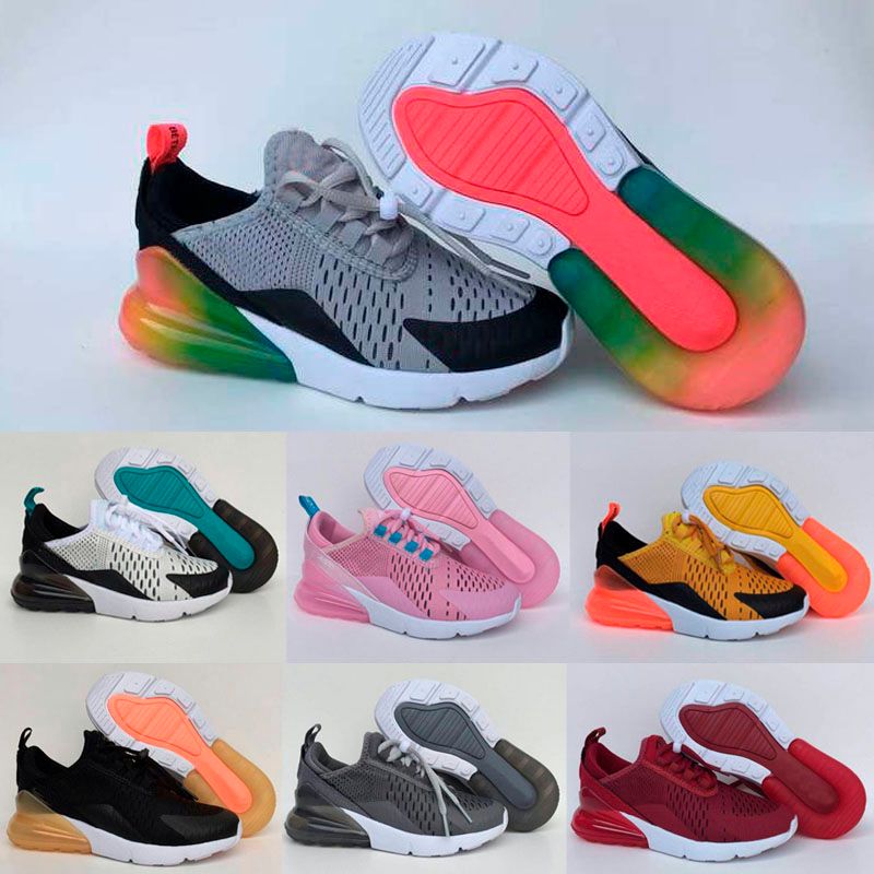 2019 Hot Infant Kids Tn Running Shoes Air Cusion Grey White Black ...