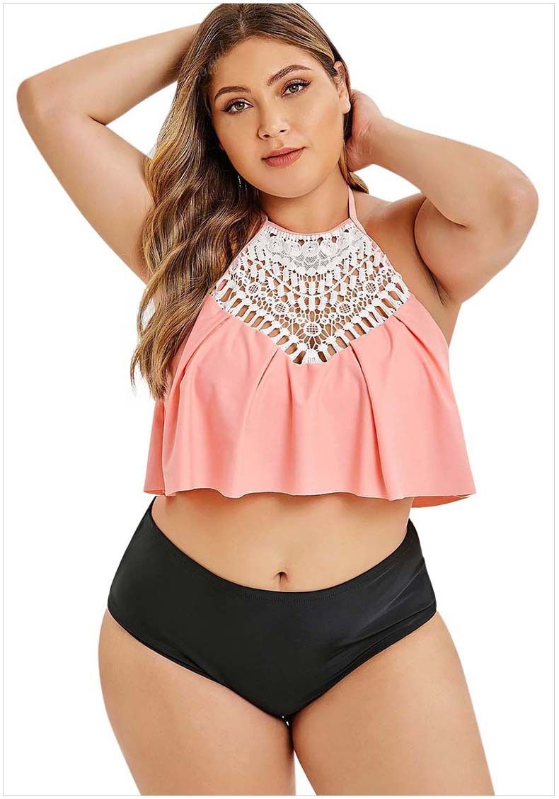 two piece bikini for chubby