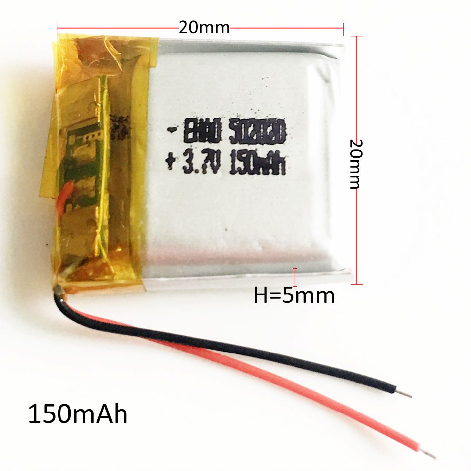 Acquistare 502020 3.7 V 150 MAh LiPo Batteria Ricaricabile Ai Polimeri Di  Litio Con Protezione Borad Mini Altoparlante Auricolare Bluetooth Cuffia Registratore  Bluetooth Economico | Consegna Veloce E Qualità | It.Dhgate