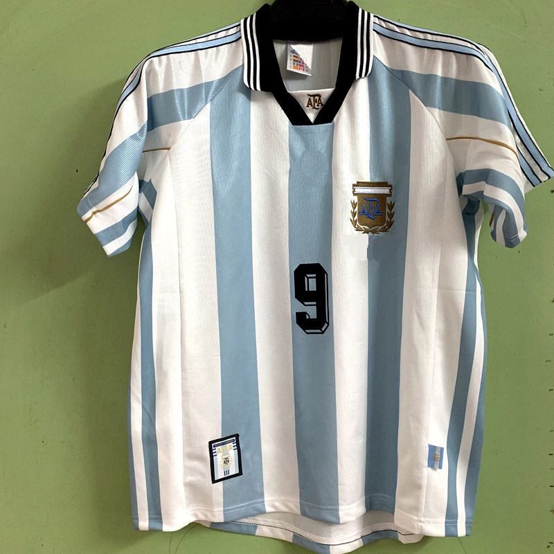 1998 Argentina World Cup Soccer Jersey 