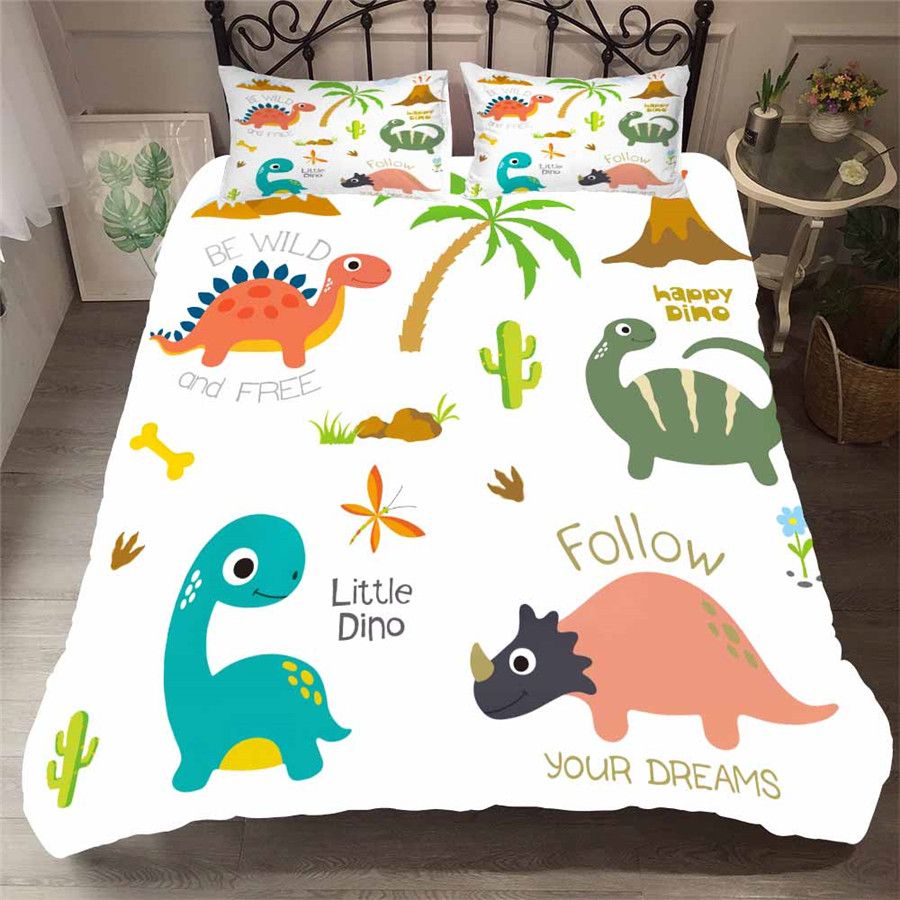 dinosaur print bedding