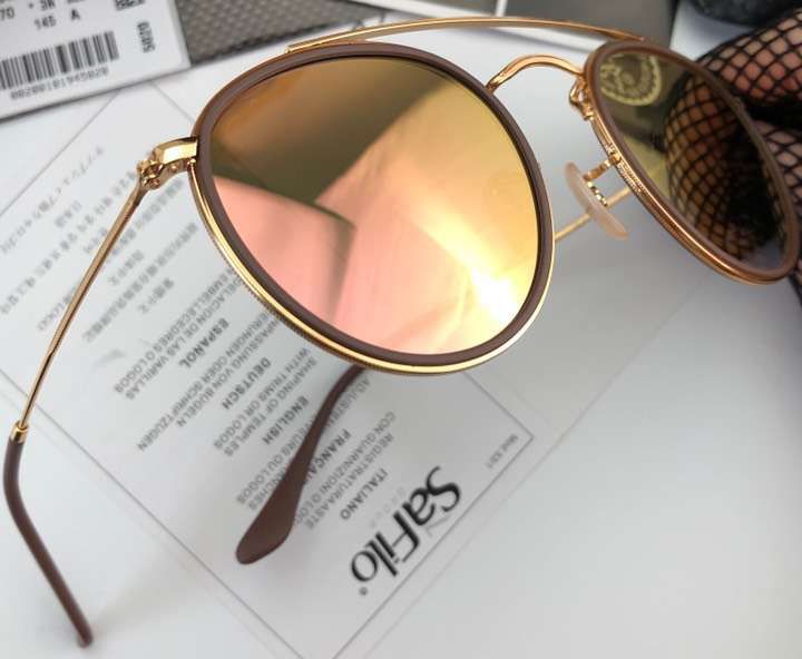 Classico Occhiali Da Sole Rotondi Doppio Ponte Di Oro / Marrone Sfumato  Rosa Specchio Occhiali Da Sole Unisex Del Progettista Eyewear Shades Nuovi  Con La Scatola Da 33,54 € | DHgate Italy