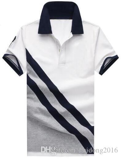 navy blue polo shirt with red horse