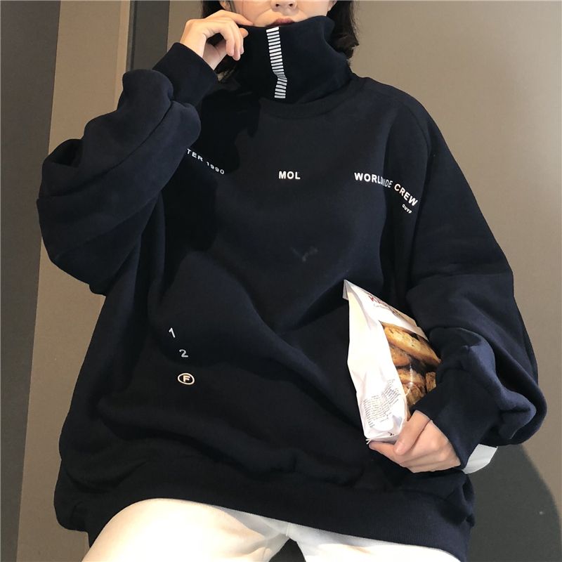 turtleneck sweatshirts women's