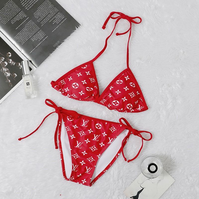 Lv Louis Vuittion Mujeres De Baño Bikini Atractivo De Los