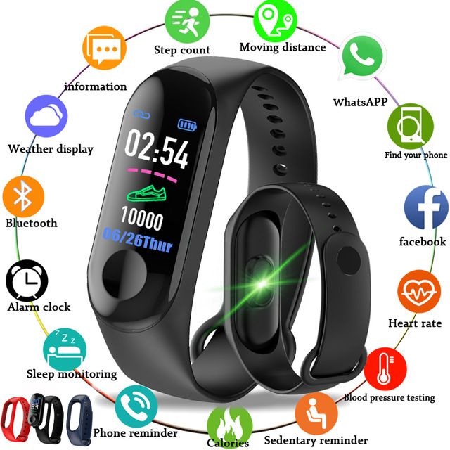 M3 Smart Bracelet Blood Pressure Spo2 