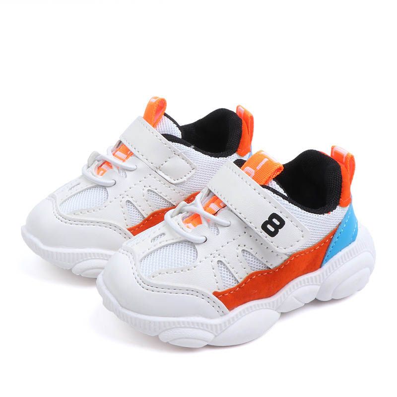 white infant trainers