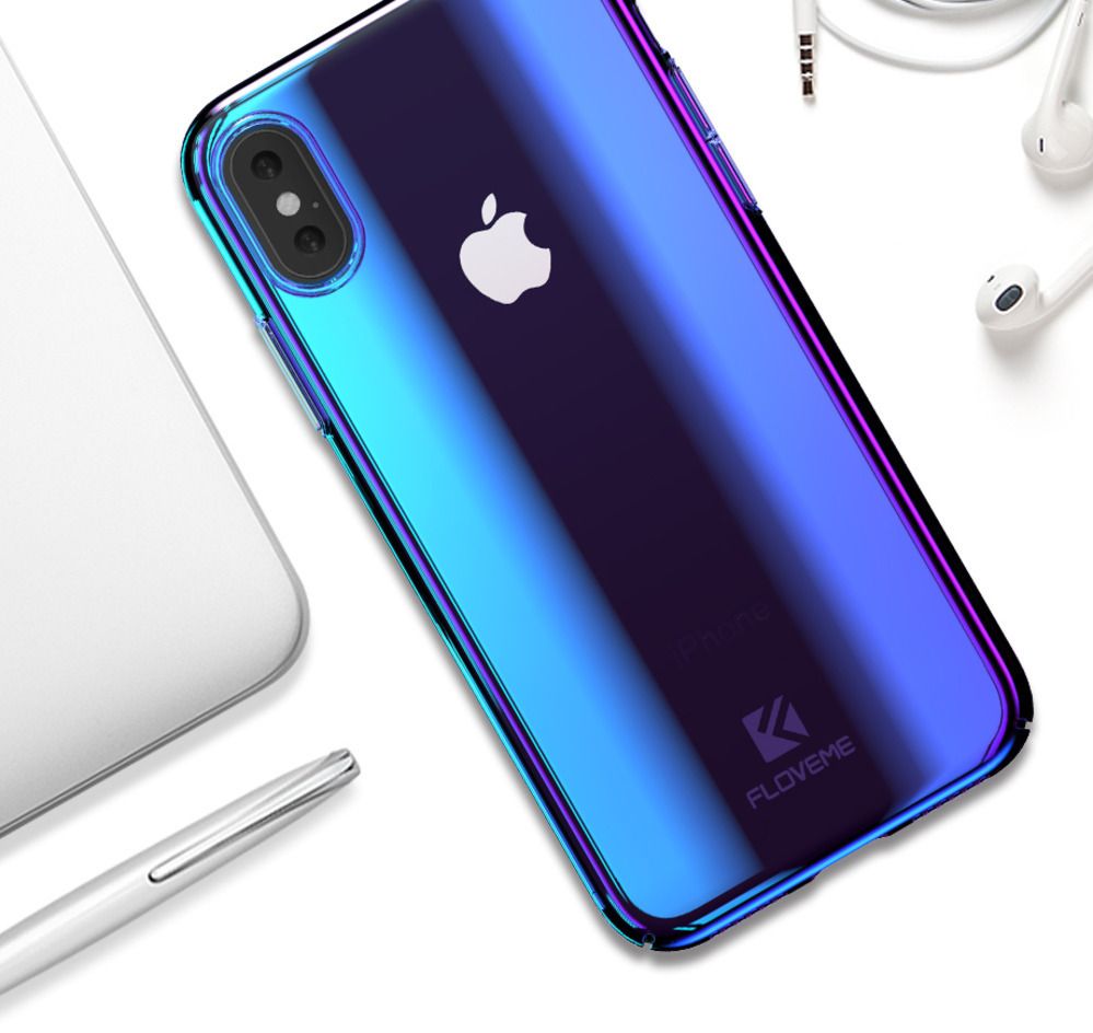 Blue Ray Light Case For Iphone X Iphone Xs Max Luxury Hard Pc