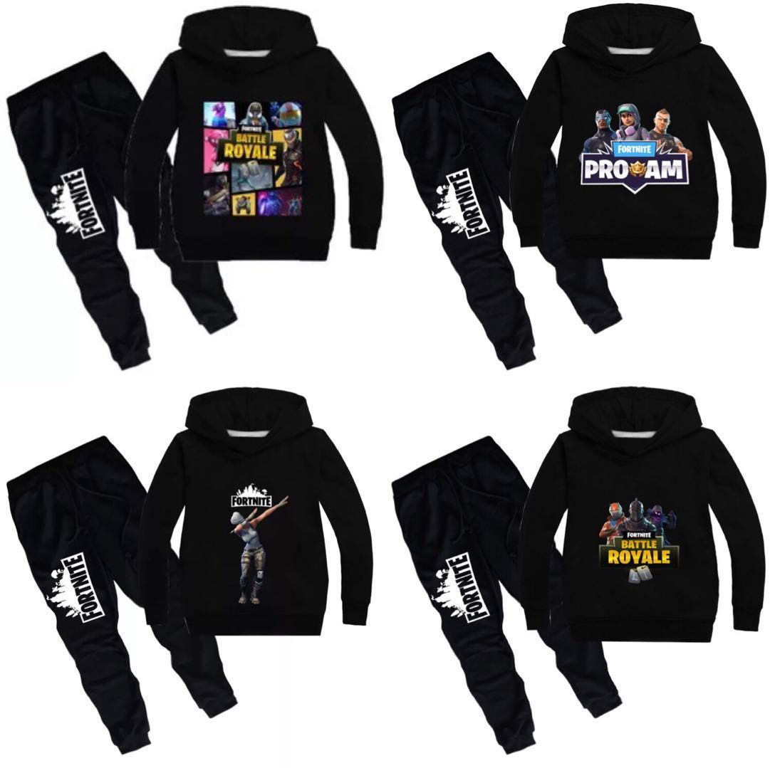 4 Estilos Fortnite Chándal Conjunto de ropa Adolescentes Niños Boy Sudadera con capucha