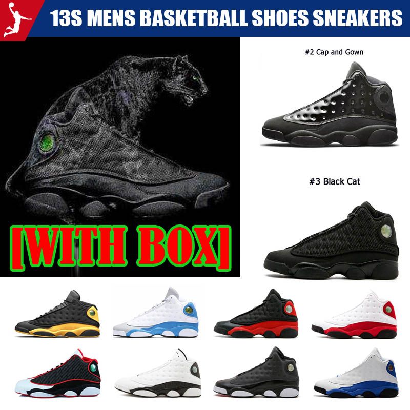 black 13s cap and gown