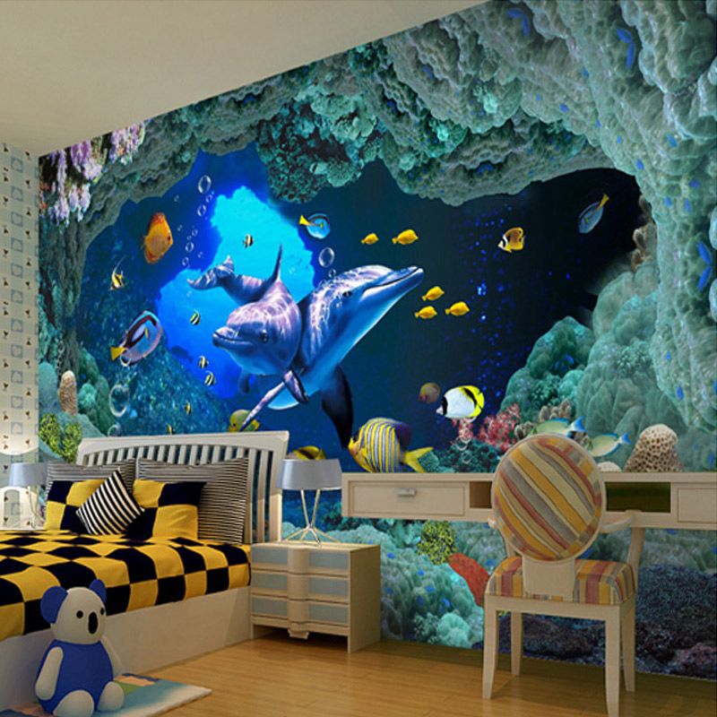 Custom 3d Photo Wallpaper Underwater World Wall Painting Wallpapers For Living Room Bedroom Children Room Mural Home Decoration Free Hd Images